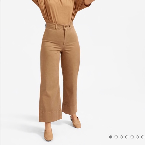 SOLD. NWT Everlane lightweight chino ochre pants - Picture 2 of 3